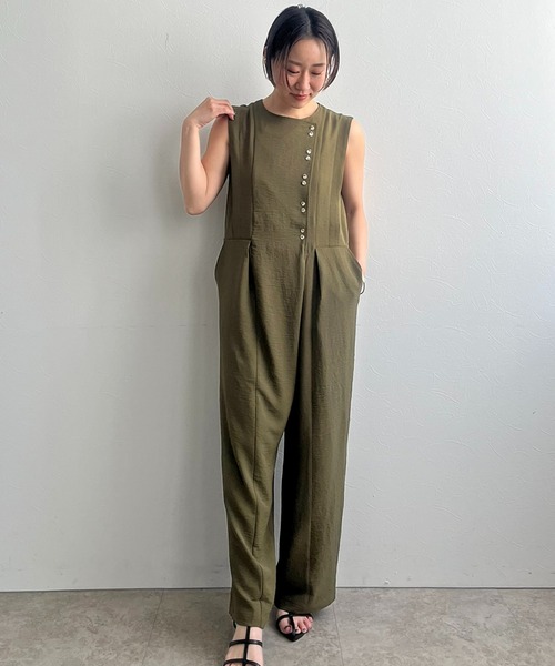 【セール】ボタンデザインオールインワン（サロペット/オーバーオール）｜LHELBIE（レルビエ） loanandbanking.com