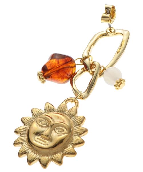 EVRIS(エヴリス)の「SUNNY MIXSTONE ピアス(ピアス(両耳用)・レディース・シルバー/ゴールド・FREE)」の6枚目の写真