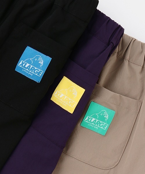 XLARGE KIDS（エクストララージキッズ）の「3分丈ファスナーショーツ（その他パンツ・キッズ・パープル/ブラック/ベージュ/ブルー・90cm/110cm/120cm/130cm/80ｃｍ/140cm/100cm）」の9枚目の写真