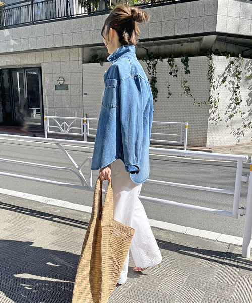 Spick & Span(スピックアンドスパン)の「エンブロイダリーコンビネゾン(サロペット/オーバーオール・レディース・ブラック/ホワイト・FREE)」の16枚目の写真