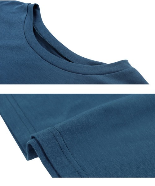 KOBE LETTUCE（コウベレタス）の「[CandyCool]UVカットTシャツ×ショートパンツセットアップ（セットアップ・レディース・ブルーグリーン/グレイッシュベージュ/ブラック・FREE）」の10枚目の写真