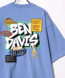 BEN DAVIS（ベンデイビス）の「BEN DAVIS/ベンデイビス OVERLAP TEE/オーバーサイズ グラフィティー ワンポイント ロゴ バックプリント 半袖Tシャツ（Tシャツ/カットソー・メンズ）」