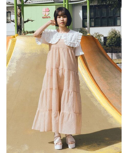 merry jenny（メリージェニー）の「flowerスパンコール厚底サンダル（サンダル・レディース・ピンク/ブルー・MEDIUM/LARGE）」の8枚目の写真