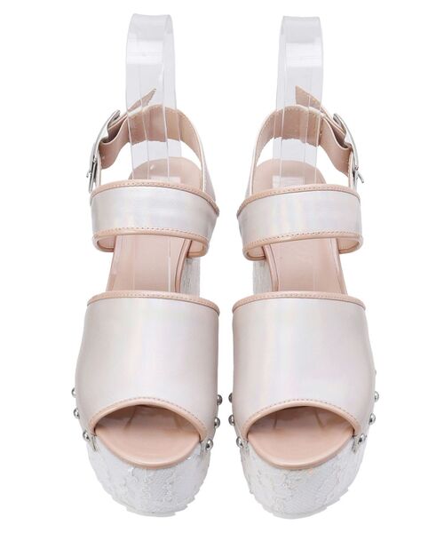 merry jenny（メリージェニー）の「flowerスパンコール厚底サンダル（サンダル・レディース・ピンク/ブルー・MEDIUM/LARGE）」の12枚目の写真