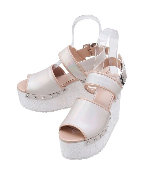 merry jenny（メリージェニー）の「flowerスパンコール厚底サンダル（サンダル・レディース・ピンク/ブルー・MEDIUM/LARGE）」の17枚目の写真