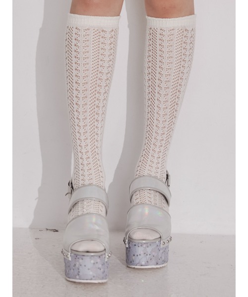 merry jenny（メリージェニー）の「flowerスパンコール厚底サンダル（サンダル・レディース・ピンク/ブルー・MEDIUM/LARGE）」の21枚目の写真