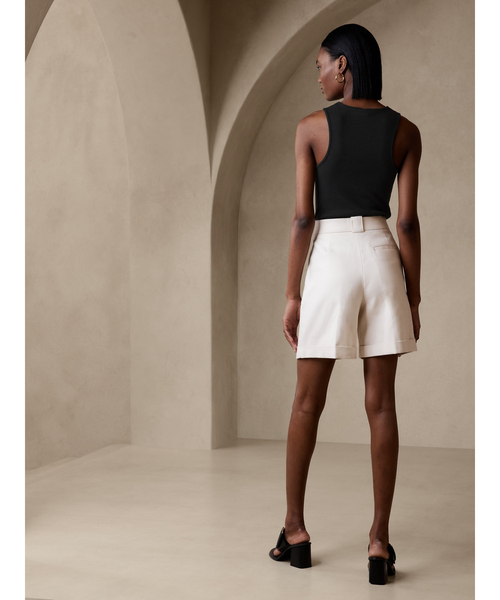 Banana Republic（バナナリパブリック）の「リブ カッタウェイ タンクトップ（タンクトップ・レディース・ブラック/ホワイト/その他/ブルー・XS/M/L/S）」の12枚目の写真