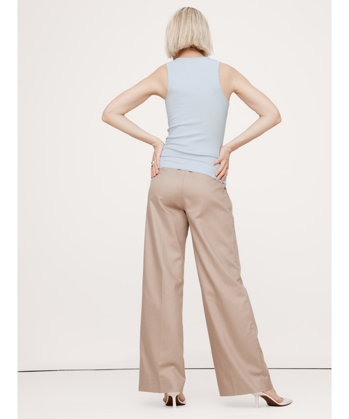 Banana Republic（バナナリパブリック）の「リブ カッタウェイ タンクトップ（タンクトップ・レディース・ブラック/ホワイト/その他/ブルー・XS/M/L/S）」の10枚目の写真