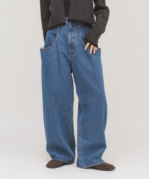 3サイズ展開』BIGポケットデザインデニム（デニムパンツ）｜KBF