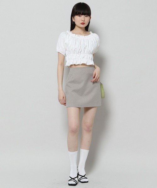 ALAND(エーランド)の「3.3 Field Trip/2WAYショートブラウス(2WAY) 2903738(シャツ/ブラウス・レディース・ネイビー/ピンク/ホワイト・FREE)」の5枚目の写真