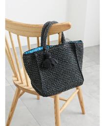 Te chichi | タッセル付ペーパートートバッグ(ハンドバッグ)