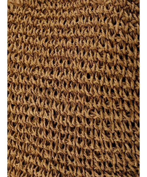 Te chichi（テチチ）の「タッセル付ペーパートートバッグ（ハンドバッグ・レディース・ブラック/キャメル・ﾌﾘ-）」の15枚目の写真