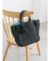 Te chichi | タッセル付ペーパートートバッグ(ハンドバッグ)