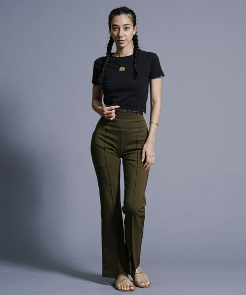 RVCA(ルーカ)の「RVCA/ルーカ ワンポイントミニTシャツ BD043-235(Tシャツ/カットソー・レディース・ブラック/ベージュ・S/M)」の8枚目の写真