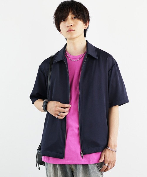 MinoriTY（マイノリティ）の「【MinoriTY】不思議色カラーTシャツ 半袖Tシャツ メンズ（Tシャツ/カットソー・メンズ・ブルー/パープル/ピンク/イエロー/グリーン/ブラウン/グレー・L/M/S）」の21枚目の写真