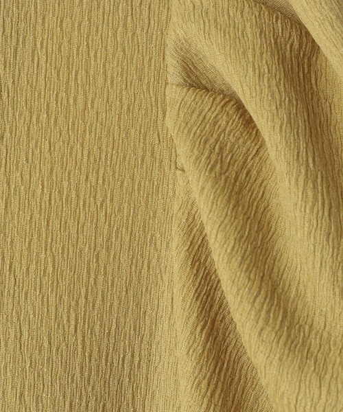 e/rm（イーアールエム）の「【e/rm】テクスチャーカタパフワンピース_5分袖（ワンピース・レディース・ブラック系その他2/ブルー系その他4/イエロー/グリーン系その他4/ホワイト系その他6/オレンジ系その他2・FREE）」の9枚目の写真