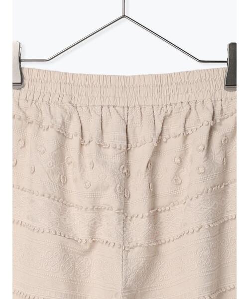 TSUHARU by Samansa Mos2（ツハルバイサマンサモスモス）の「オーバーレースストレートパンツ（その他パンツ・レディース・キナリ/ブラック・F）」の15枚目の写真