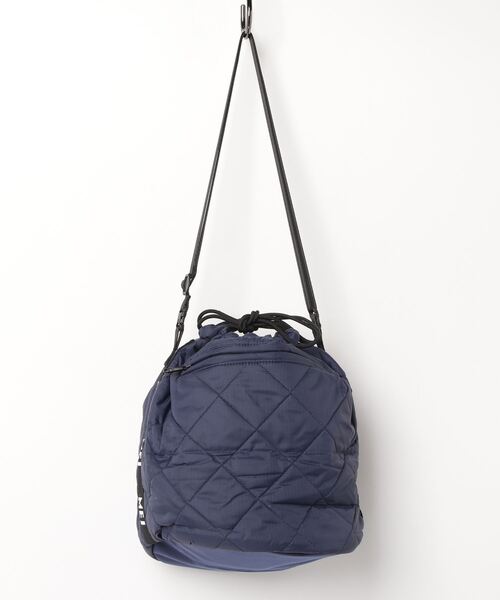 MEI（メイ）の「ST:MEI QUILTING DRAW BAG（ショルダーバッグ・レディース・ネイビー・FREE）」の3枚目の写真