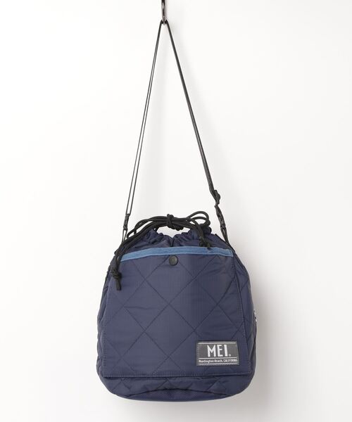 MEI（メイ）の「ST:MEI QUILTING DRAW BAG（ショルダーバッグ・レディース・ネイビー・FREE）」の5枚目の写真