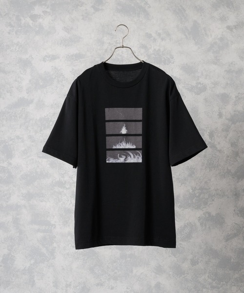 ln fortis(ロンフォルティス)の「ln fortis - ロン フォルティス グラフィックT(Tシャツ/カットソー・メンズ・ブラック/ホワイト・MEDIUM/SMALL)」の21枚目の写真