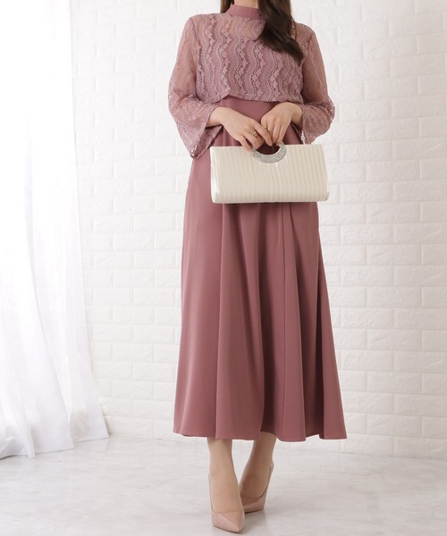Lace Ladies（レースレディース）の「スクエア型メタリックハンドルプリーツバッグ（クラッチバッグ・レディース・ブラック/アイボリー/グレー・FREE）」の20枚目の写真