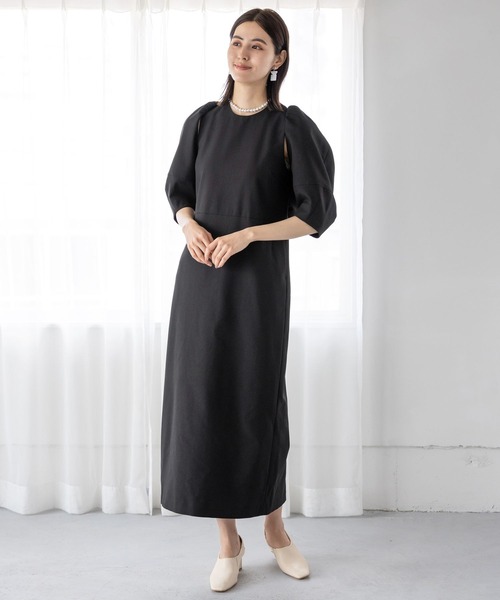 LEPSIM(レプシィム)の「【jours heureux】スクエアヒールパンプス 961048(パンプス・レディース・オフホワイト/ブラック・MEDIUM/LARGE)」の5枚目の写真