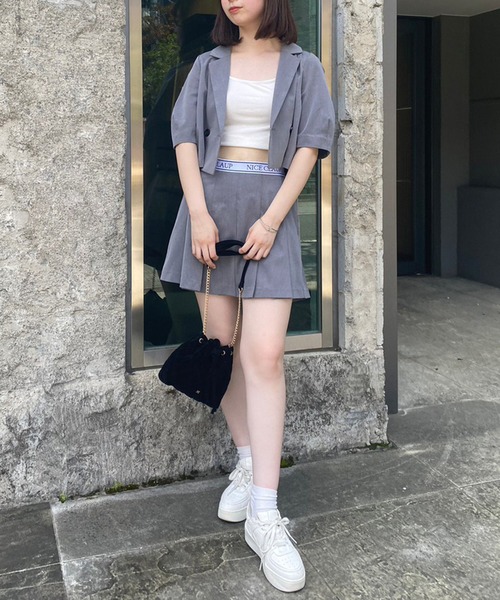 one after another NICE CLAUP(ワンアフターアナザーナイスクラップ)の「ボリュームソールスニーカー(スニーカー・レディース・ピンク系その他/オフホワイト・S/M/L/LL)」の10枚目の写真