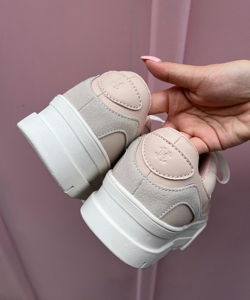 one after another NICE CLAUP(ワンアフターアナザーナイスクラップ)の「ボリュームソールスニーカー(スニーカー・レディース・ピンク系その他/オフホワイト・S/M/L/LL)」の17枚目の写真