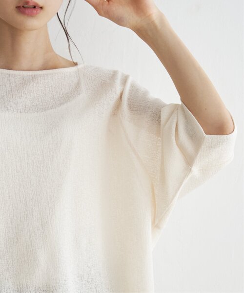 LBC（エルビーシー）の「シアーラグランプルオーバー（Tシャツ/カットソー・レディース・ブラック/オフホワイト/ライム・M）」の15枚目の写真