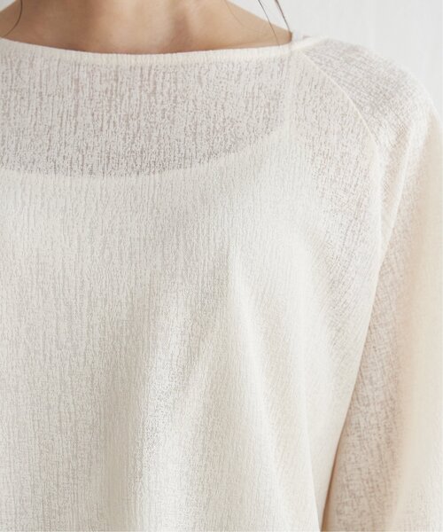 LBC（エルビーシー）の「シアーラグランプルオーバー（Tシャツ/カットソー・レディース・ブラック/オフホワイト/ライム・M）」の16枚目の写真