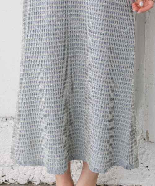 RETRO GIRL（レトロガール）の「ワッフルニットキャミOP（ワンピース・レディース・オレンジ/ブラウン/ブルー・FREE）」の10枚目の写真