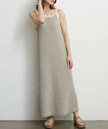 RETRO GIRL | ワッフルニットキャミOP(ワンピース)