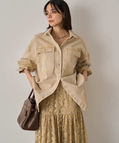 ダメージデニムシャツ（シャツ/ブラウス）｜LOUNGEDRESS（ラウンジ