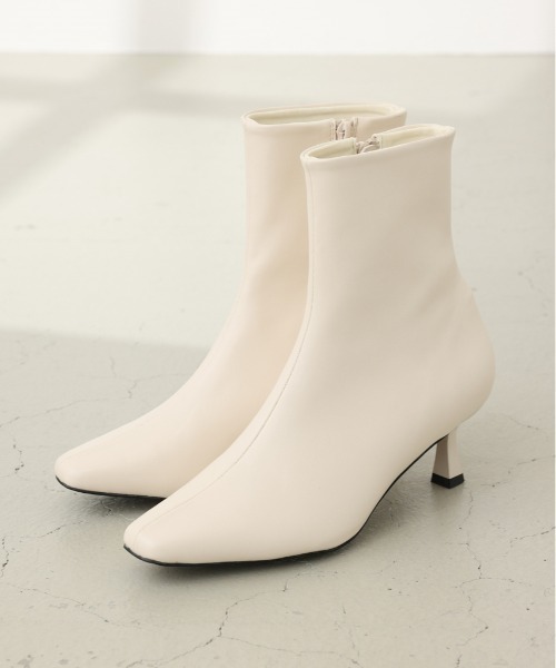crie conforto（クリーコンフォルト）の「CC/Mフロントラインスクエアトゥブーツ（ブーツ・レディース・オフホワイト/ブラック/ブラウン・LARGE/SMALL/MEDIUM/LL）」の2枚目の写真