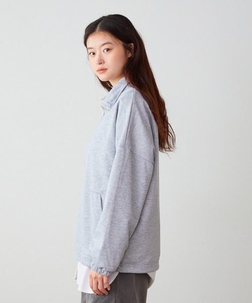 Theater code（シアターコード）の「△half zip sweat/ハーフ