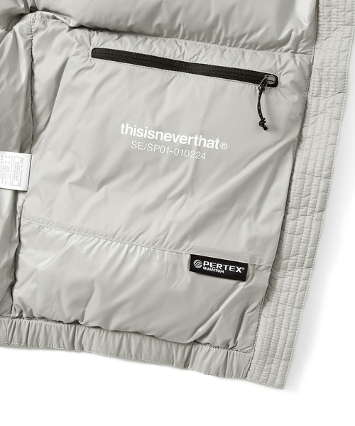 thisisneverthat（ディスイズネバーザット）の「PERTEX T Down Jacket（ダウンジャケット/コート・メンズ・ライトグレー/ブラック/グレイッシュベージュ・XL/S/M/L/XS）」の19枚目の写真