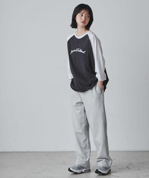 THE STANDARD（ザスタンダード）の「WEGO/ラグランプルオーバー（Tシャツ/カットソー・メンズ・ホワイト/ブラック系その他/ブラック・MEDIUM/LARGE）」の11枚目の写真