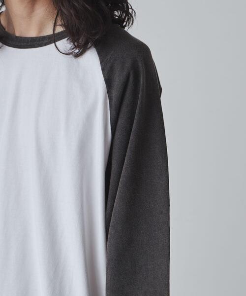 THE STANDARD（ザスタンダード）の「WEGO/ラグランプルオーバー（Tシャツ/カットソー・メンズ・ホワイト/ブラック系その他/ブラック・MEDIUM/LARGE）」の13枚目の写真