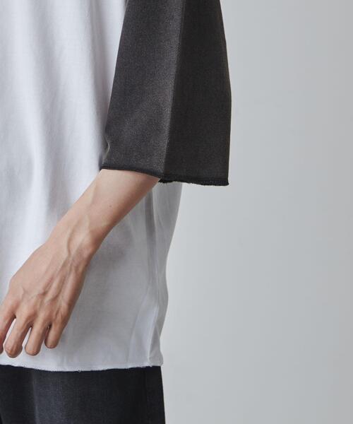 THE STANDARD（ザスタンダード）の「WEGO/ラグランプルオーバー（Tシャツ/カットソー・メンズ・ホワイト/ブラック系その他/ブラック・MEDIUM/LARGE）」の14枚目の写真