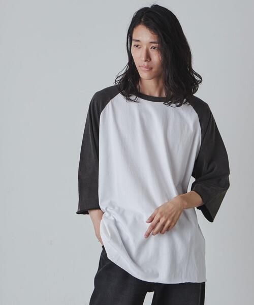 THE STANDARD（ザスタンダード）の「WEGO/ラグランプルオーバー（Tシャツ/カットソー・メンズ・ホワイト/ブラック系その他/ブラック・MEDIUM/LARGE）」の17枚目の写真