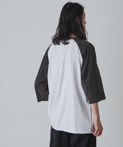 THE STANDARD（ザスタンダード）の「WEGO/ラグランプルオーバー（Tシャツ/カットソー・メンズ・ホワイト/ブラック系その他/ブラック・MEDIUM/LARGE）」の18枚目の写真