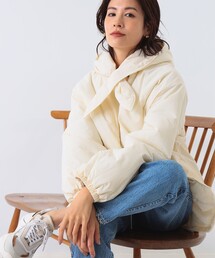 Demi-Luxe BEAMS | Demi-Luxe BEAMS / ナイロン フード ブルゾン(ブルゾン)
