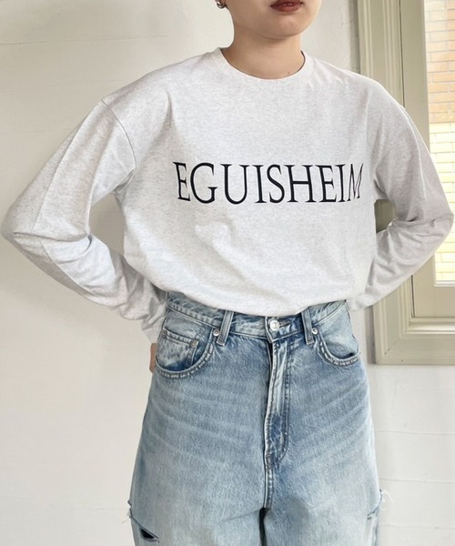 LOWRYS FARM（ローリーズファーム）の「プリントロゴＴＬＳ  970637（Tシャツ/カットソー・レディース・ホワイト系その他2/その他1/グレー/ホワイト・FREE）」の4枚目の写真