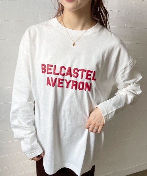 LOWRYS FARM（ローリーズファーム）の「プリントロゴＴＬＳ  970637（Tシャツ/カットソー・レディース・ホワイト系その他2/その他1/グレー/ホワイト・FREE）」の6枚目の写真