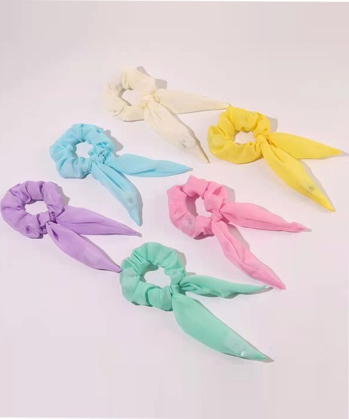 Catherine Cottage（キャサリンコテージ）の「【ZOZO限定】光るうさみみシュシュ（シュシュ・キッズ・ホワイト/ブルー/ピンク/パープル/グリーン/イエロー・FREE）」の10枚目の写真