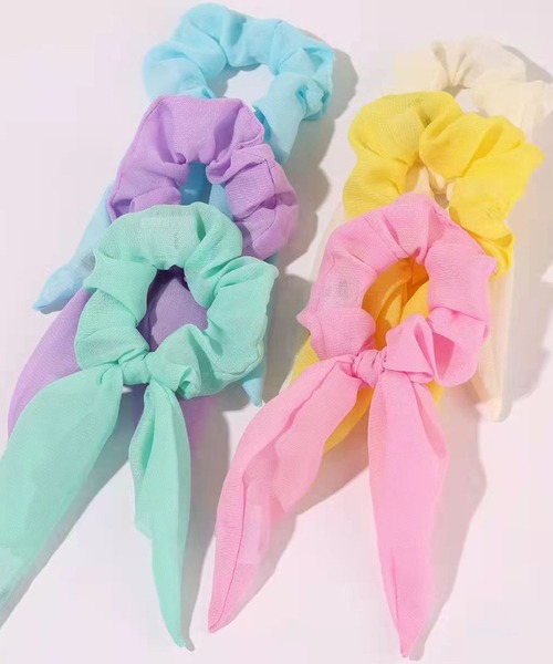 Catherine Cottage（キャサリンコテージ）の「【ZOZO限定】光るうさみみシュシュ（シュシュ・キッズ・ホワイト/ブルー/ピンク/パープル/グリーン/イエロー・FREE）」の8枚目の写真