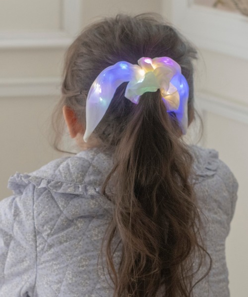 Catherine Cottage（キャサリンコテージ）の「【ZOZO限定】光るうさみみシュシュ（シュシュ・キッズ・ホワイト/ブルー/ピンク/パープル/グリーン/イエロー・FREE）」の12枚目の写真