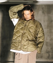 【HOUSTON/ヒューストン】M-65 JACKET THINSULATE LINER ヒューストン シンサレート キルティングジャケット 50909