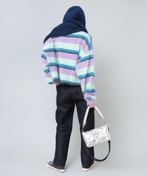RNA(アールエヌエー)の「E4943 メタリックパディングBAG(ショルダーバッグ・レディース・シルバー/ライトグリーン/ラベンダー・FREE)」の20枚目の写真