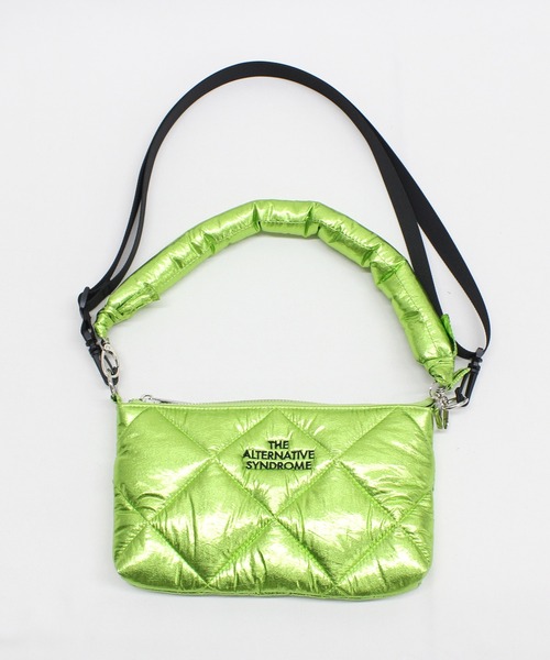 RNA(アールエヌエー)の「E4943 メタリックパディングBAG(ショルダーバッグ・レディース・シルバー/ライトグリーン/ラベンダー・FREE)」の17枚目の写真
